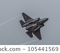 Airplane F35 Lightning II fighter air show 105441569
