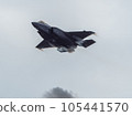 Airplane F35 Lightning II fighter air show 105441570