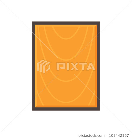 Wooden board with grain texture vector icon design. Wooden board with grain texture vector icon design. 105442367