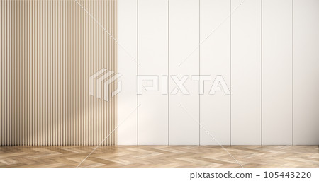 Japan style Big living area in luxury room japandi style decoration. 105443220