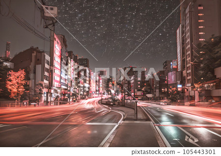 AI image Night view of Tokyo AI image Night view of Tokyo 105443301