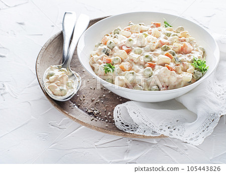 Russian salad olivier french salad 105443826