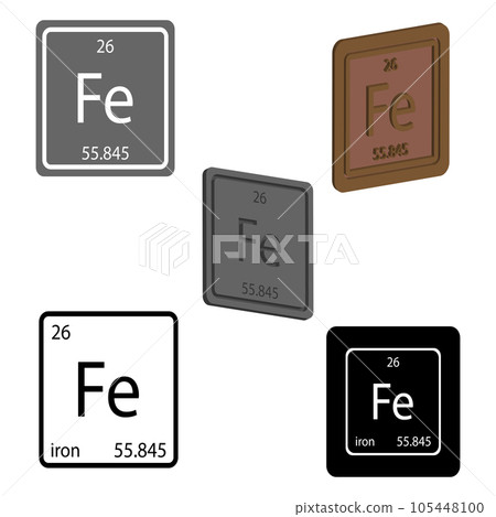 iron symbol icon vektor illustration design iron symbol icon vektor illustration design 105448100