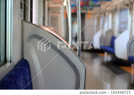 Conventional line train (inside the car) Conventional line train (inside the car) 105448725