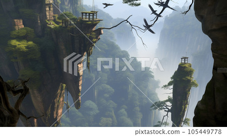 夢幻風景AI圖像 105449778