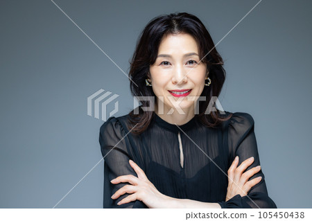Portrait of a middle-aged woman 105450438