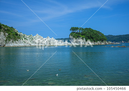 Summer Sanriku coast Summer Sanriku coast 105450466