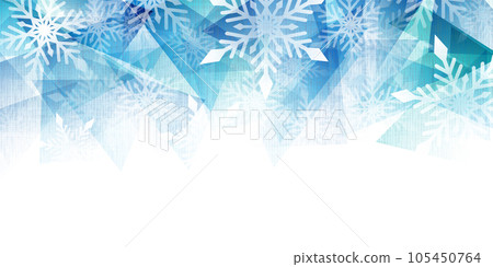 Snow Christmas winter sky background 105450764