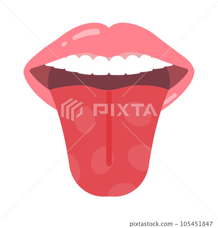 mottled tongue mottled tongue 105451847