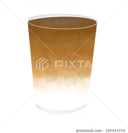 Iced coffee lattte 105453774