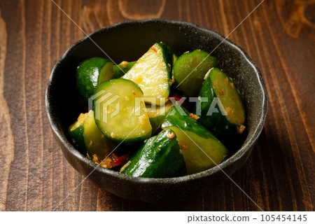 Piercing spicy cucumber 105454145