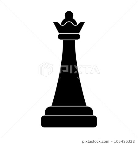 chess icon, queen vector chess icon, queen vector 105456328