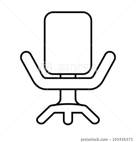 chair icon vector 105456373