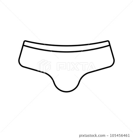 underwear icon vector 105456461