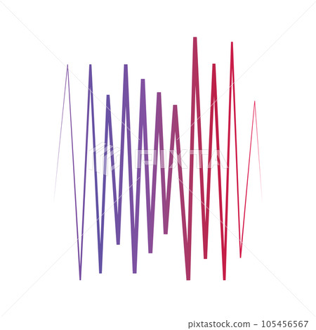 sound wave icon vector sound wave icon vector 105456567