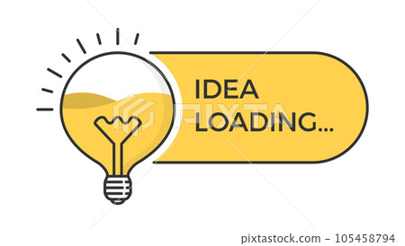 Idea Loading Concept Idea Loading Concept 105458794