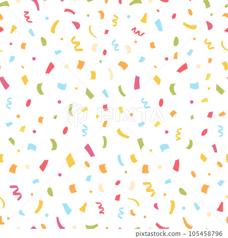 Seamless Pattern with Confetti Seamless Pattern with Confetti 105458796