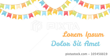 Background with Bunting Background with Bunting 105458819