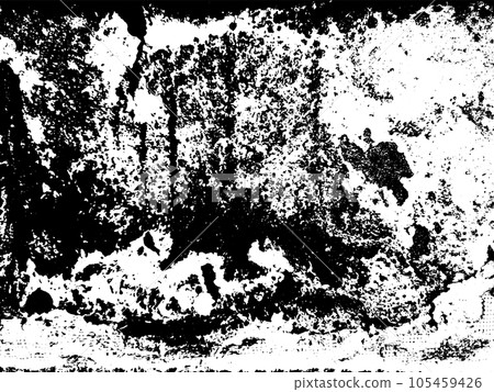 Rusty grunge texture. Aggressive damaged surface. Black white background. Rusty grunge texture. Aggressive damaged surface. Black white background. 105459426