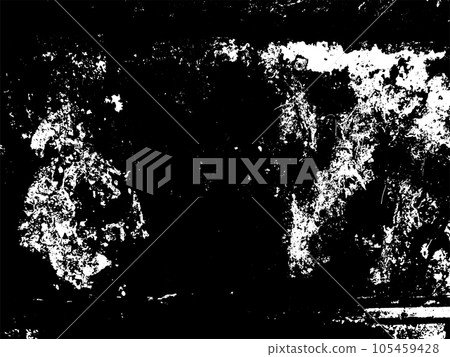 Rusty grunge texture. Aggressive damaged surface. Black white background. Rusty grunge texture. Aggressive damaged surface. Black white background. 105459428