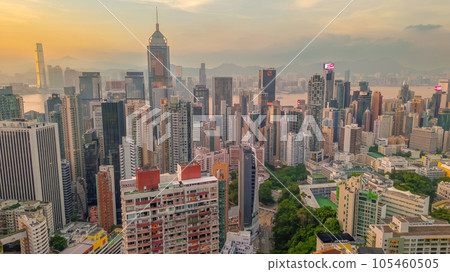 July 28 2023 residential and office buildings at Wan Chai July 28 2023 residential and office buildings at Wan Chai 105460505