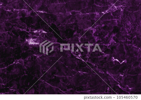 Dark purple marble texture background with high resolution, counter top view of natural tiles stone in seamless glitter pattern and luxurious. 105460570
