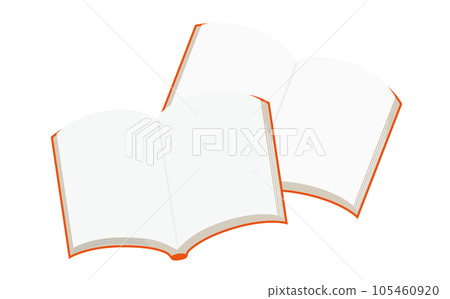 Open book illustration Open book illustration 105460920