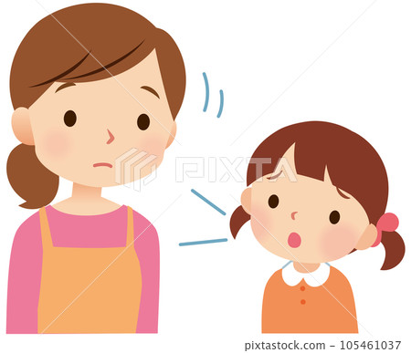 孩子與媽媽商量 傾訴家長與孩子的憂慮 105461037