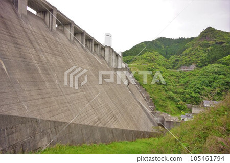 Embankment of Ryumon Dam 105461794