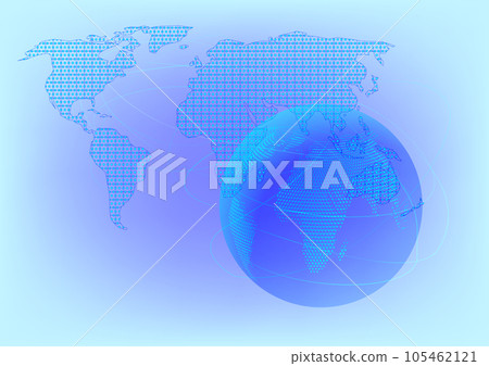 Big data artificial intelligence technology networking communication abstract background vector illustration Big data artificial intelligence technology networking communication abstract background vector illustration 105462121