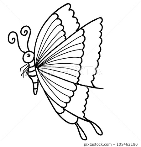 Butterfly angel wings of an angel 105462180