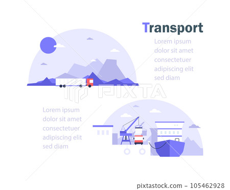 Container Ships, Freight Forwarder, Industrial sea port cargo logistics container import export freight ship crane water delivery transportation concept Container Ships, Freight Forwarder, Industrial sea port cargo logistics container import export freight ship crane water delivery transportation concept 105462928