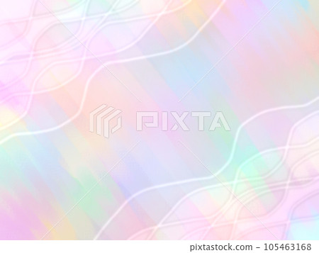Yume可愛的柔和色彩漸變背景素材[波浪] 105463168