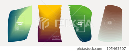 Modern graphic design banner set. Abstract retro 90s style, pastel neon colors. Minimal trendy background collection for story, social media, post, typography, poster, flyer, party, presentation, card Modern graphic design banner set. Abstract retro 90s style, pastel neon colors. Minimal trendy background collection for story, social media, post, typography, poster, flyer, party, presentation, card 105463307