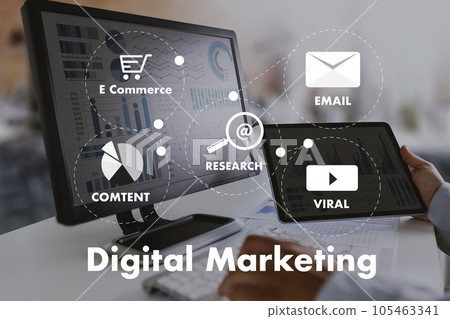 Professional Digital Marketing Concept of media SEO marketing technology communication datum Creative Digital Development Analysis Internet Cyberspace Professional Digital Marketing Concept of media SEO marketing technology communication datum Creative Digital Development Analysis Internet Cyberspace 105463341