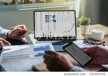 Financial report graph Data analyse datum Dashboard On Laptop Business Finance Growth Chart Marketing Plan Financial advisor and accounting document report concept Financial report graph Data analyse datum Dashboard On Laptop Business Finance Growth Chart Marketing Plan Financial advisor and accounting document report concept 105463342