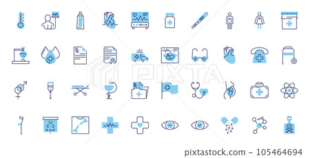 Medical Vector Icons Set-插圖素材 [105464694] - PIXTA圖庫