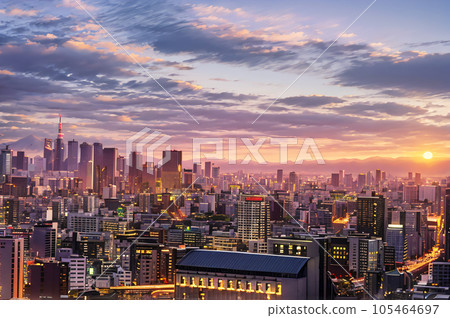 [AI image] Dusk in Tokyo, image 105464697