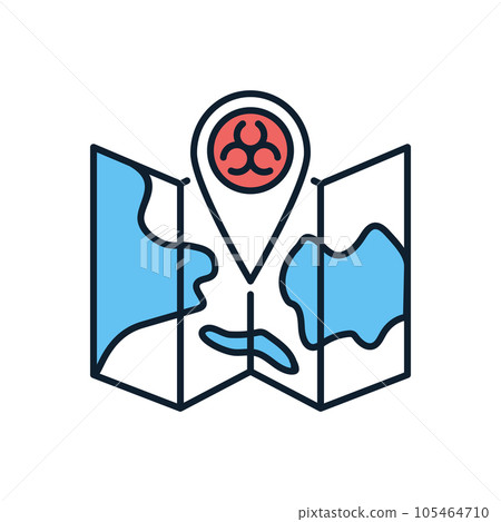 Epidemic related vector icon Epidemic related vector icon 105464710