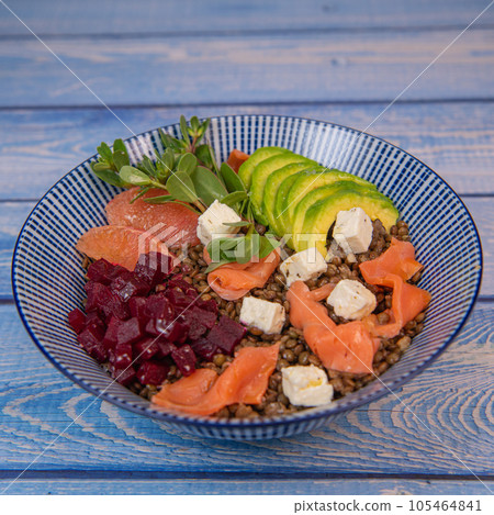 RECIPE SUMMER SALAD LENTILS AVOCADO SALMON, BEET CHEESE PURSLANE, GRAPEFRUIT RECIPE SUMMER SALAD LENTILS AVOCADO SALMON, BEET CHEESE PURSLANE, GRAPEFRUIT 105464841