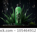 aloe shampoo for hair treatment.  105464912