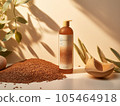 flaxseed shampoo for hair treatment.  105464918