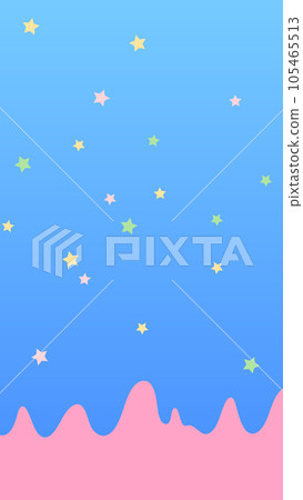 Yume可愛星空漆背景素材豎版9:16 Yume可愛星空漆背景素材豎版9:16 105465513