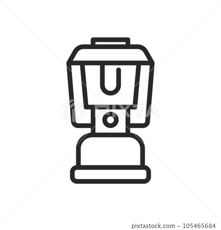 Camping lantern icon vector camp lamp lamp icon