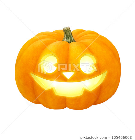 萬聖節南瓜插畫真實 105466008