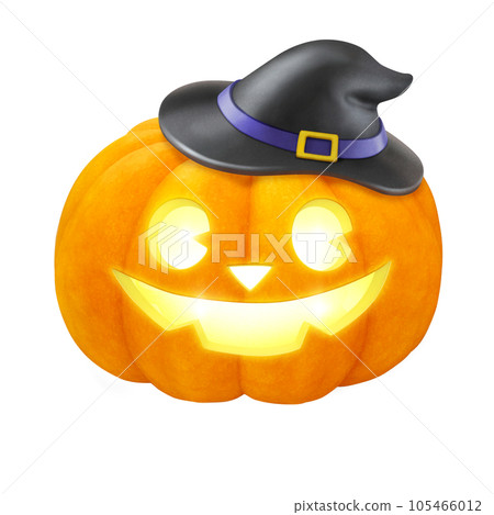 萬聖節南瓜插畫真實 萬聖節南瓜插畫真實 105466012