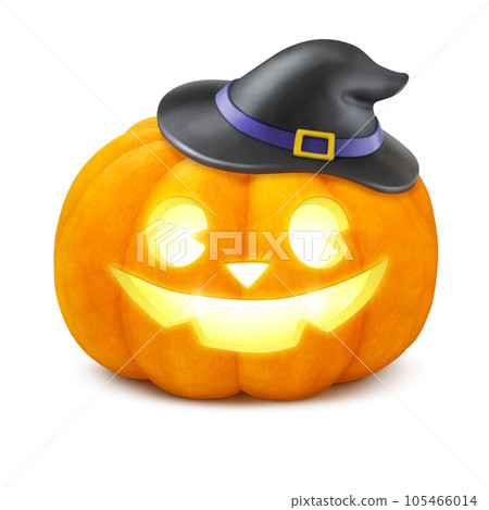 Halloween pumpkin illustration real Halloween pumpkin illustration real 105466014