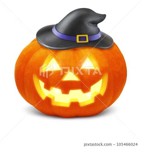 Halloween pumpkin illustration real Halloween pumpkin illustration real 105466024