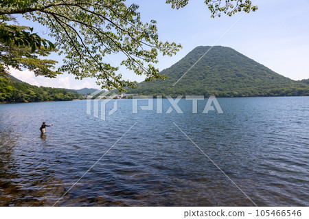 榛名湖和榛名富士 105466546