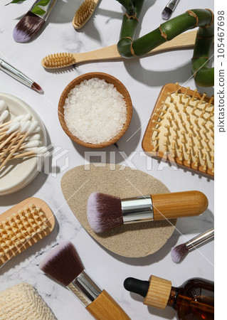 Self care concept, bamboo accessories for self care Self care concept, bamboo accessories for self care 105467698